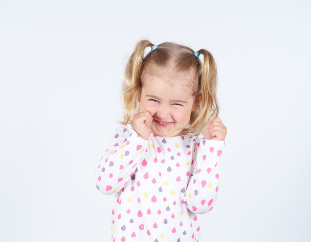 Portrait of a cheerful little girl.  - Photo, Image