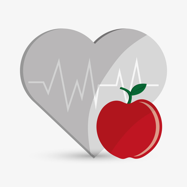Healthy lifestyle design. Bodycare icon. Colorful illustration , vector - Vector, Image