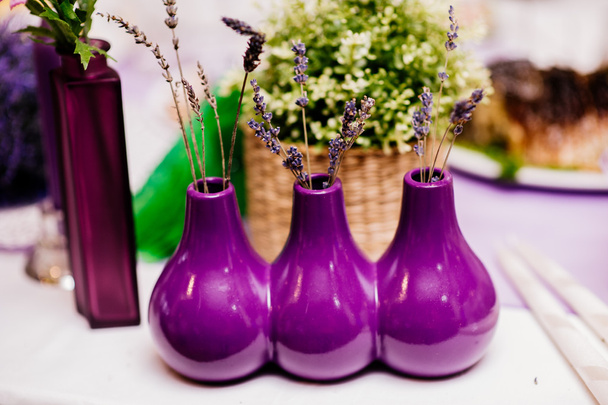 Three violet bottles - Fotoğraf, Görsel