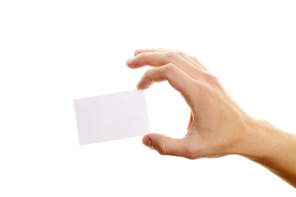 hand holding card - Photo, Image