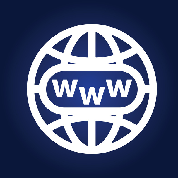 WWW icon business - Vector, Image