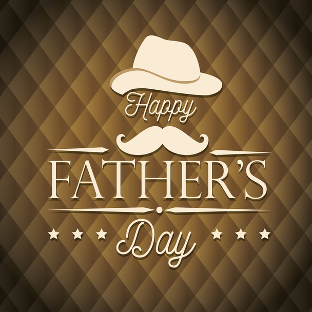 happy fathers day design - Vector, afbeelding