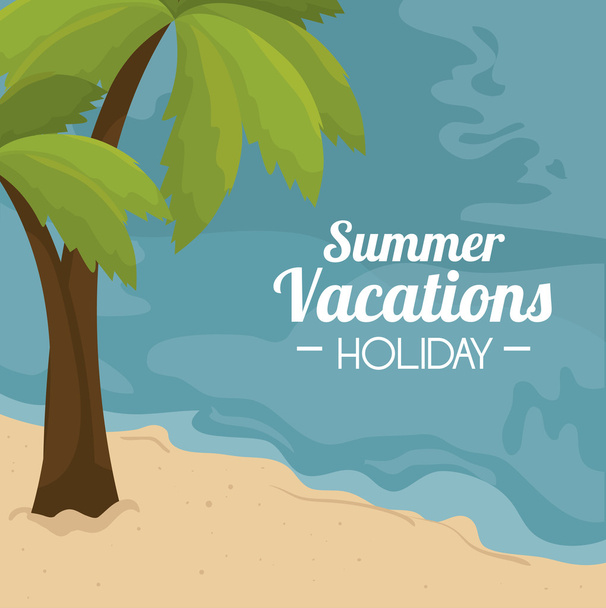 vacaciones de verano diseño
 - Vector, Imagen