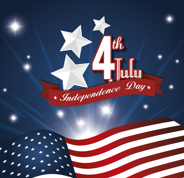 independence day design - Vector, Image