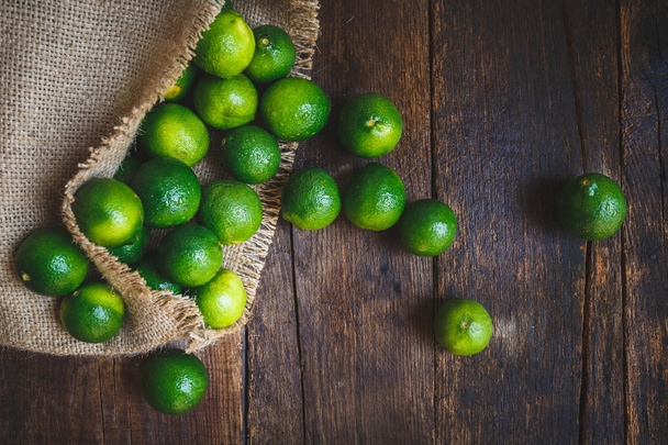 Green lemons group - Photo, image