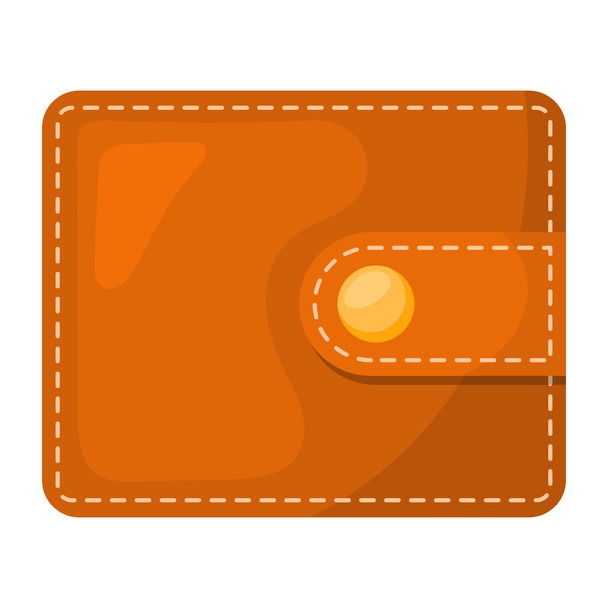 Wallet colorful icon - Vector, Image