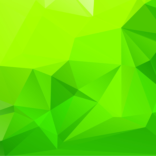 Green low poly triangulated abstract background - Vektor, Bild