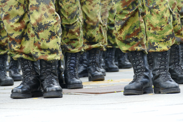 Commandos in a row - Photo, Image