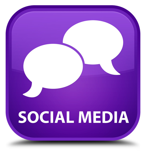 Sosiaalinen media (chat kupla kuvake) violetti neliö painiketta
 - Valokuva, kuva