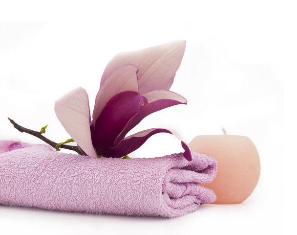 Spa arrangement with magnolia - Photo, Image