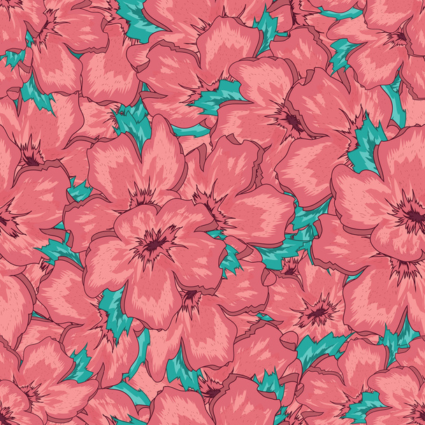 Patrón ornamental floral sin costura - Vector, imagen