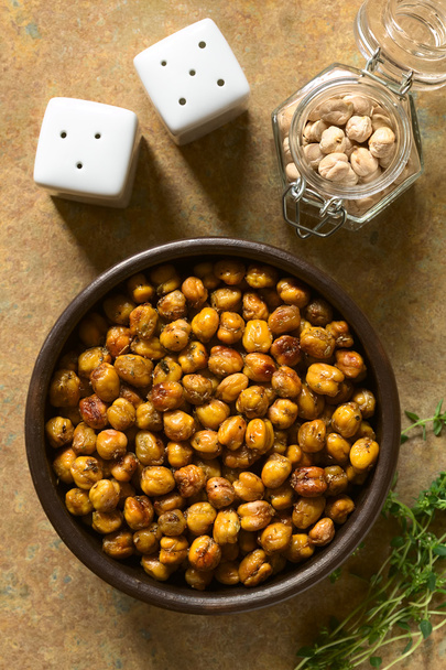 Chickpea Roasted with Herbs - Photo, Image