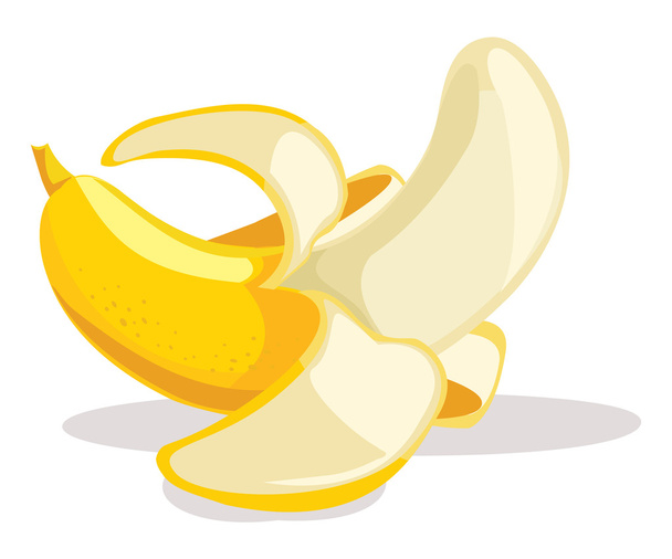 Ilustracja wektora banana - Wektor, obraz