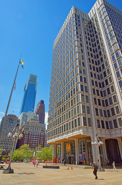 Usługi komunalne budynek i wieżowce w Filadelfii PA - Zdjęcie, obraz