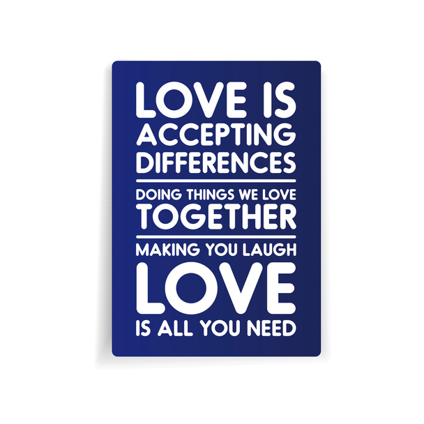 Love Happy Valentijnskaart - Vector, afbeelding