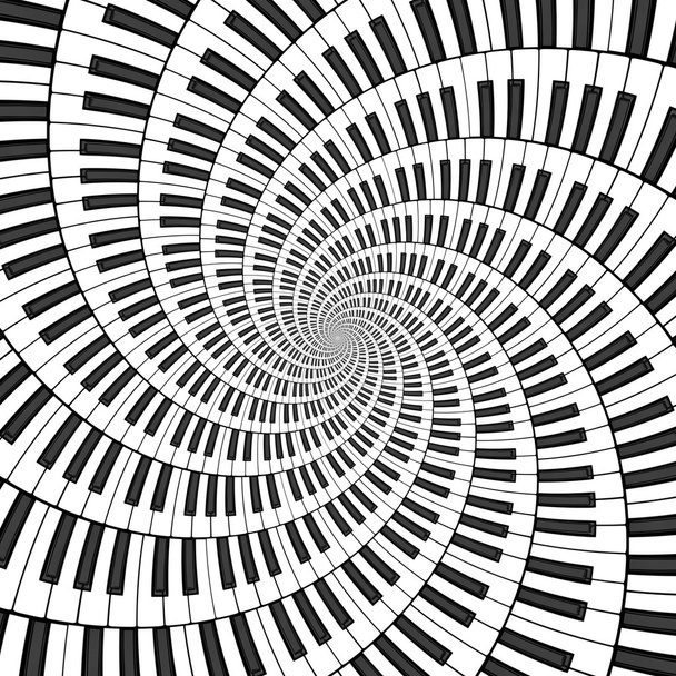 Teclado de 12 vias espiral
 - Foto, Imagem
