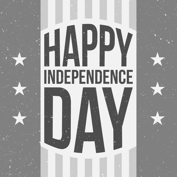 Happy Independence Day feestelijke vintage achtergrond - Vector, afbeelding