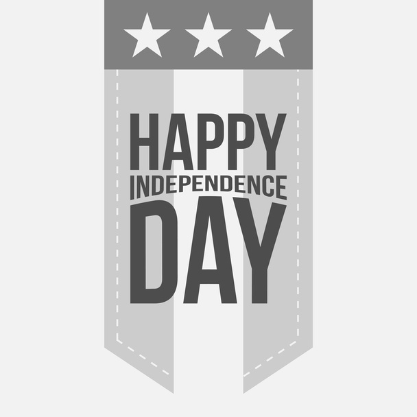 Happy Independence Day festive vintage Label - Vector, afbeelding