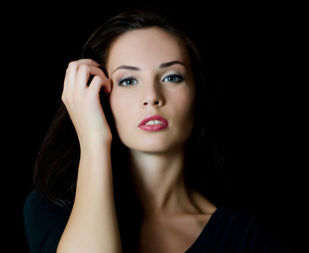 The young beautiful girl with a Evening make-up - Foto, Bild