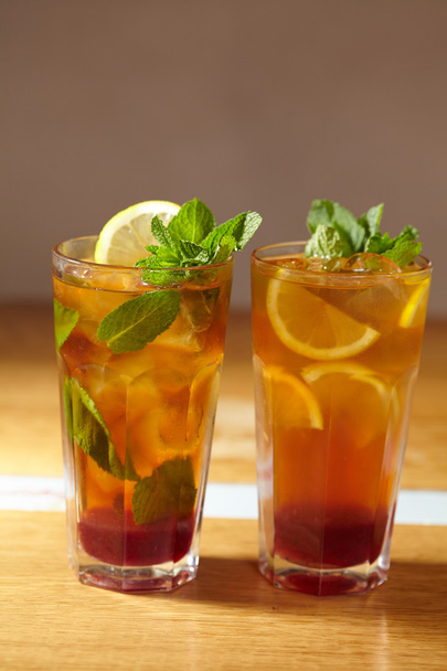 cold lemonade in glasses - Photo, Image