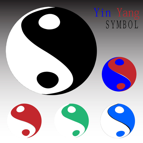 symbol jin-jang - Vektor, obrázek