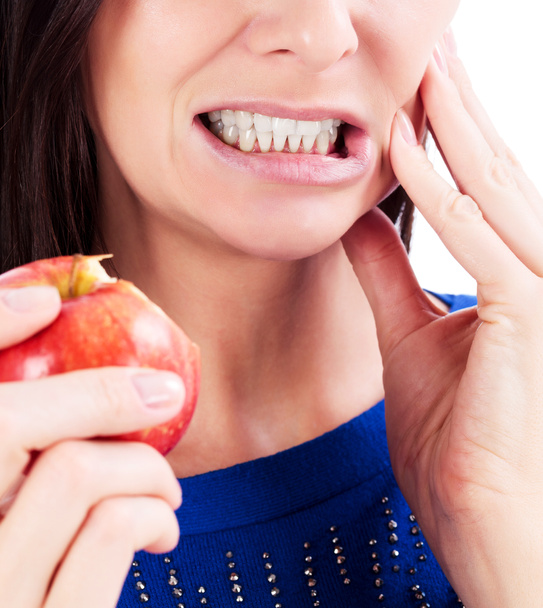 Frau mit Zahnschmerzen - Foto, Bild