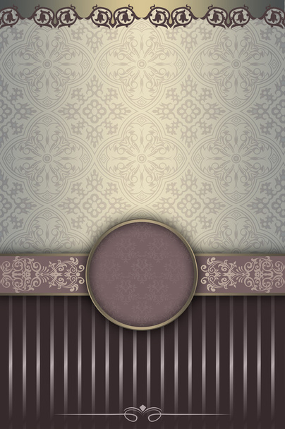 Decorative background with elegant old-fashioned patterns. - 写真・画像