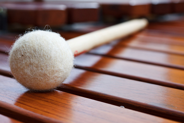 Mallet sur marimba
 - Photo, image