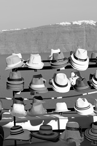 バック グラウンドで古いパナマ帽子 - 写真・画像