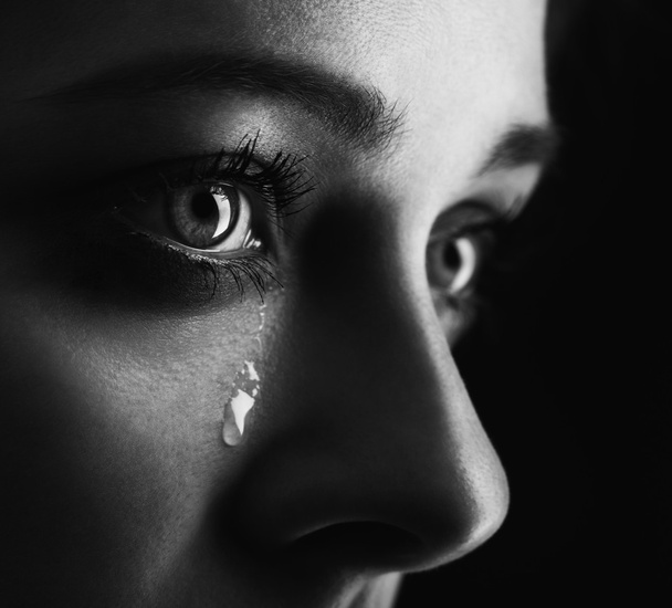 beauty girl cry - Foto, Imagem