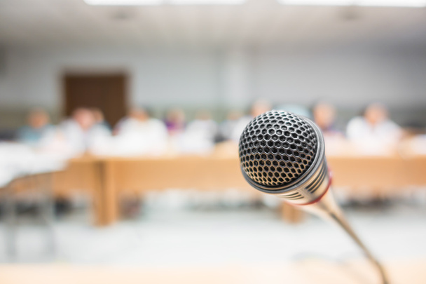 microphone in conference room - Foto, Bild