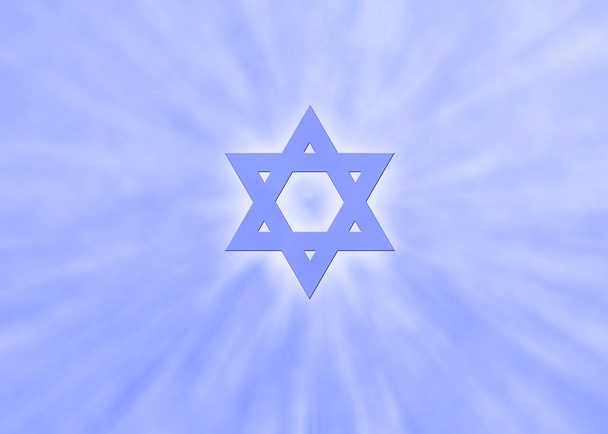 Bleu fond juif
 - Photo, image