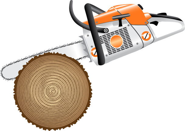 Cutting trees - Vector, Image