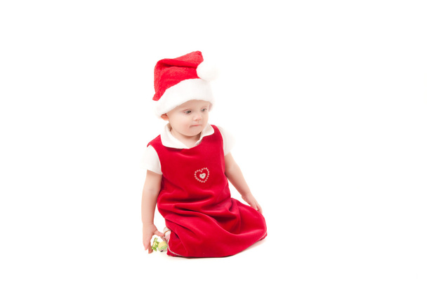 Little christmas baby girl - Photo, image