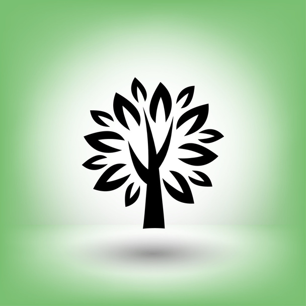 Pictograph of tree concept icon - Vector, Image