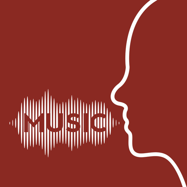 σιλουέτα Ισοσταθμιστής μουσικής - Διάνυσμα, εικόνα