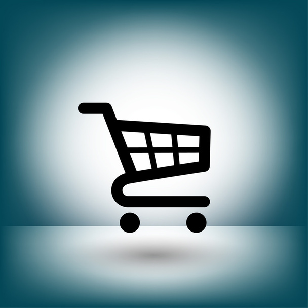 Pictograph Shopping cart koncepció ikon - Vektor, kép