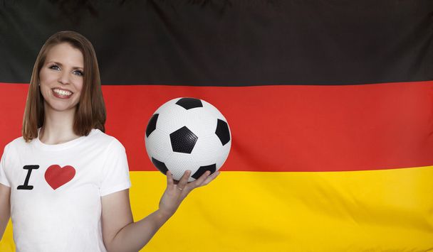 Германия Флаг настоящая ткань без швов крупным планом
 - Фото, изображение