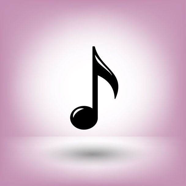 Pictograph of music note concept icon - Διάνυσμα, εικόνα