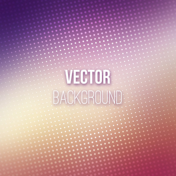 Colorful Blurred Background With Halftone Effect - Vektor, Bild
