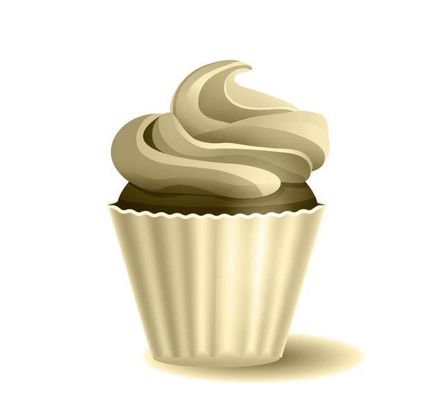 Cupcake Retro style - Vector, Imagen