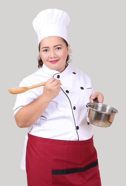 žena v uniformě kuchař - Fotografie, Obrázek
