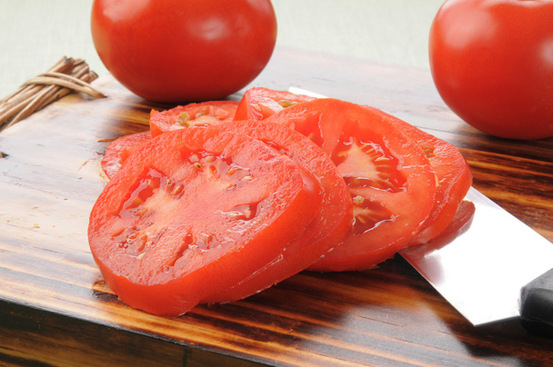 Sliced tomatoes - Foto, Imagem