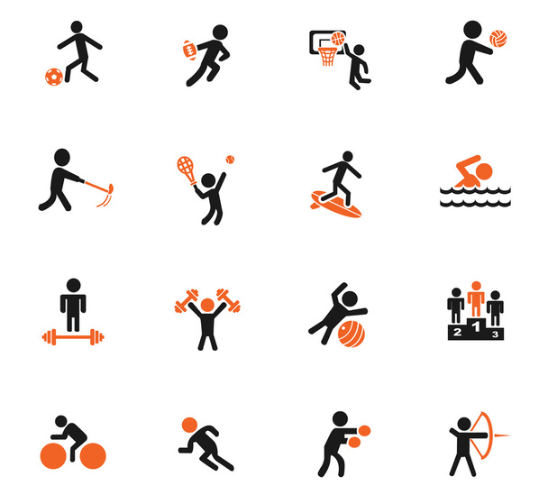 Set di icone sportive
 - Vettoriali, immagini