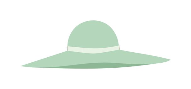 Panama hoed vector illustratie. - Vector, afbeelding