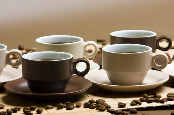 Кофе чашки натюрморт
 - Фото, изображение