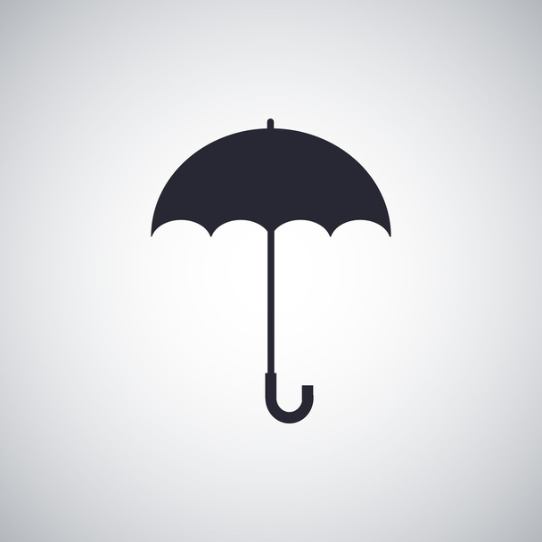 umbrella flat icon - Vector, Imagen