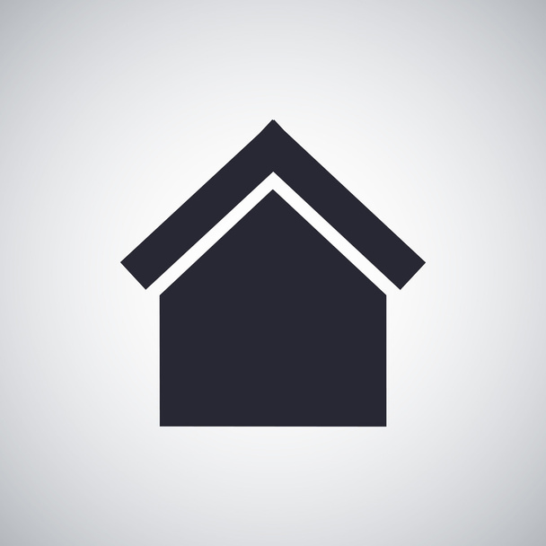 home flat icon - Вектор, зображення