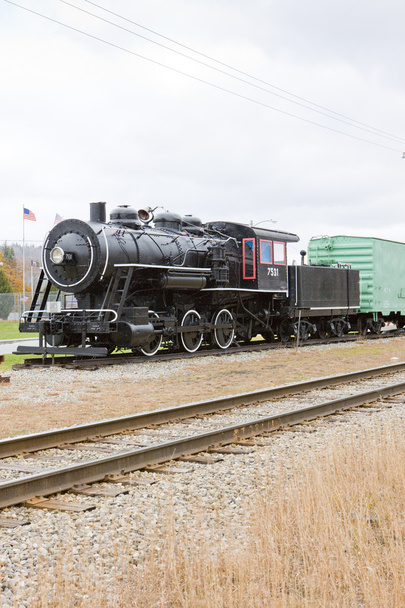 Demiryolu Müzesi, gorham, new hampshire, ABD lokomotif Buhar - Fotoğraf, Görsel