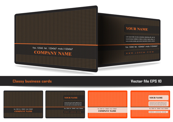 Classy business cards - Vector, Image